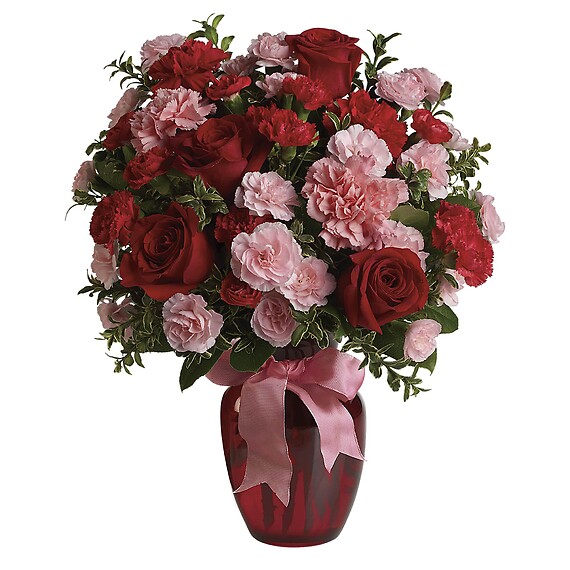 Dance with Me Bouquet with Red Roses