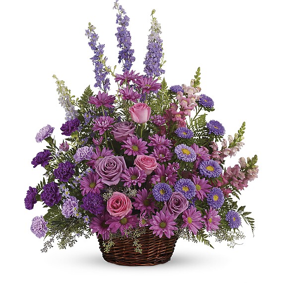 Gracious Lavender Basket