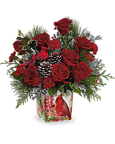 Cardinal Cheer Bouquet