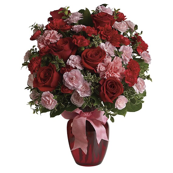 Dance with Me Bouquet with Red Roses