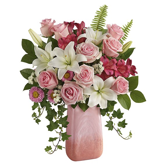 Pink n&amp;#039; Peach Paradise Bouquet